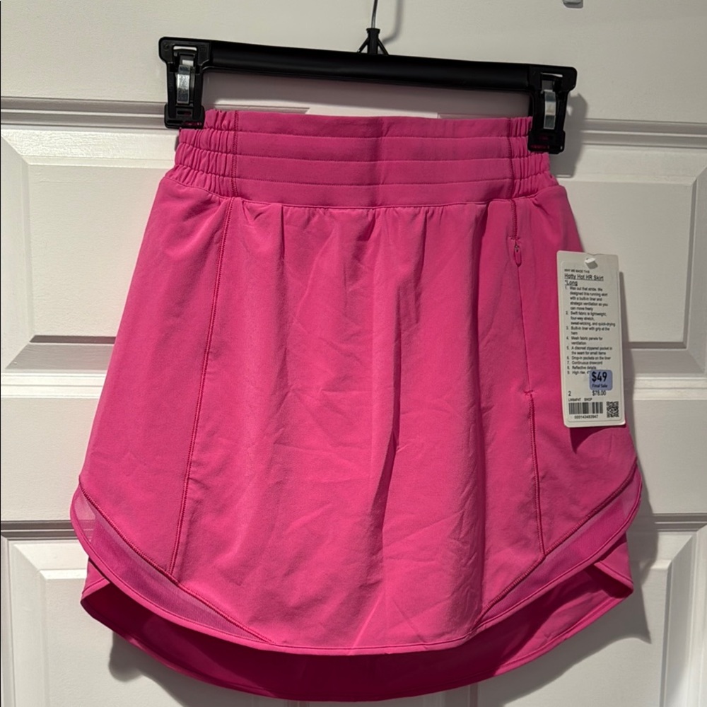 Lululemon Athletica Pink High-Low Skater Skirt